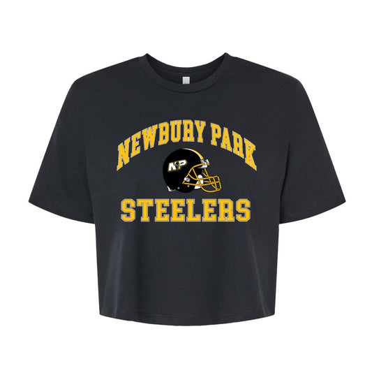 Steelers Vintage Arch Women's Crop Tee 6482