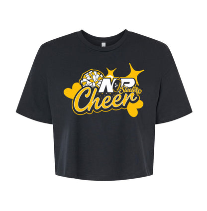 NP Cheer Hearts Women's Crop Tee 6482