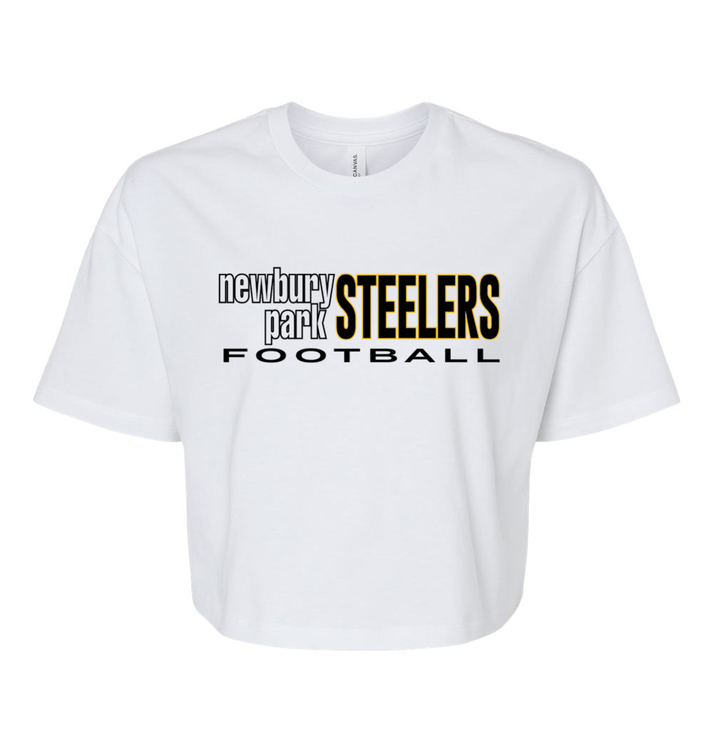 Steelers Outline Women's Crop Tee 6482