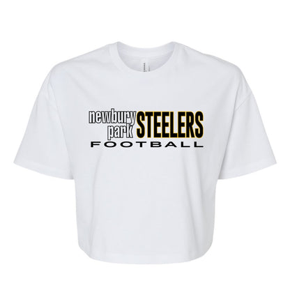 Steelers Outline Women's Crop Tee 6482