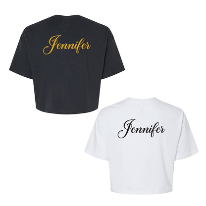 Women's Jersey Crop Tee - NPHS Cheer Circle 6482