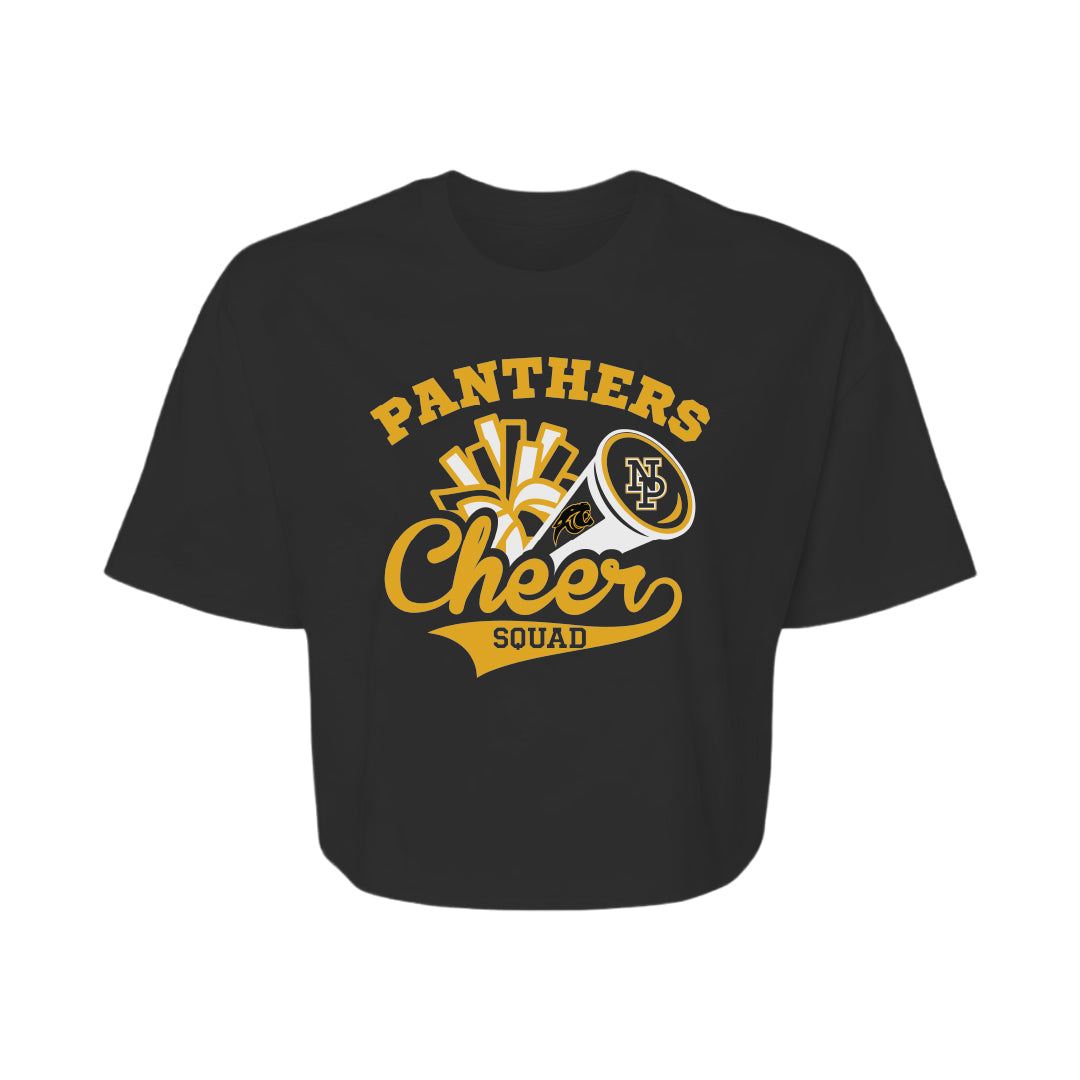 Women's Jersey Crop Tee - NPHS Pom Megaphone 6482