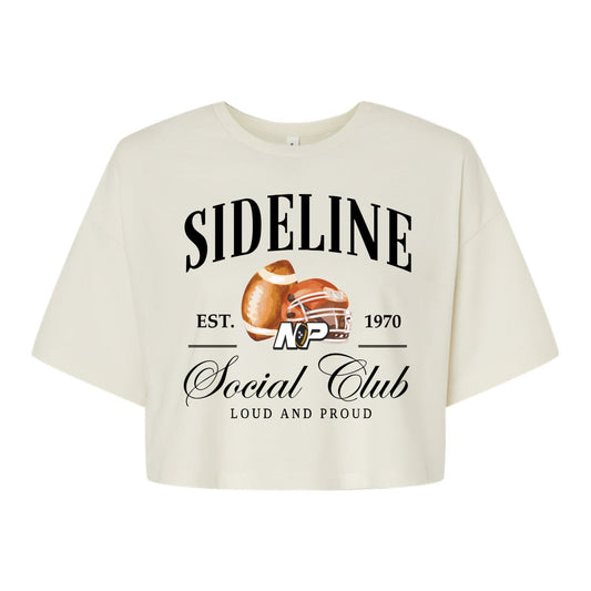 NP Sideline Social Club Women's Crop Tee 6482