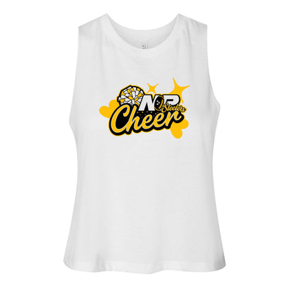 NP Cheer Hearts Women's Racerback Crop Tank 6682