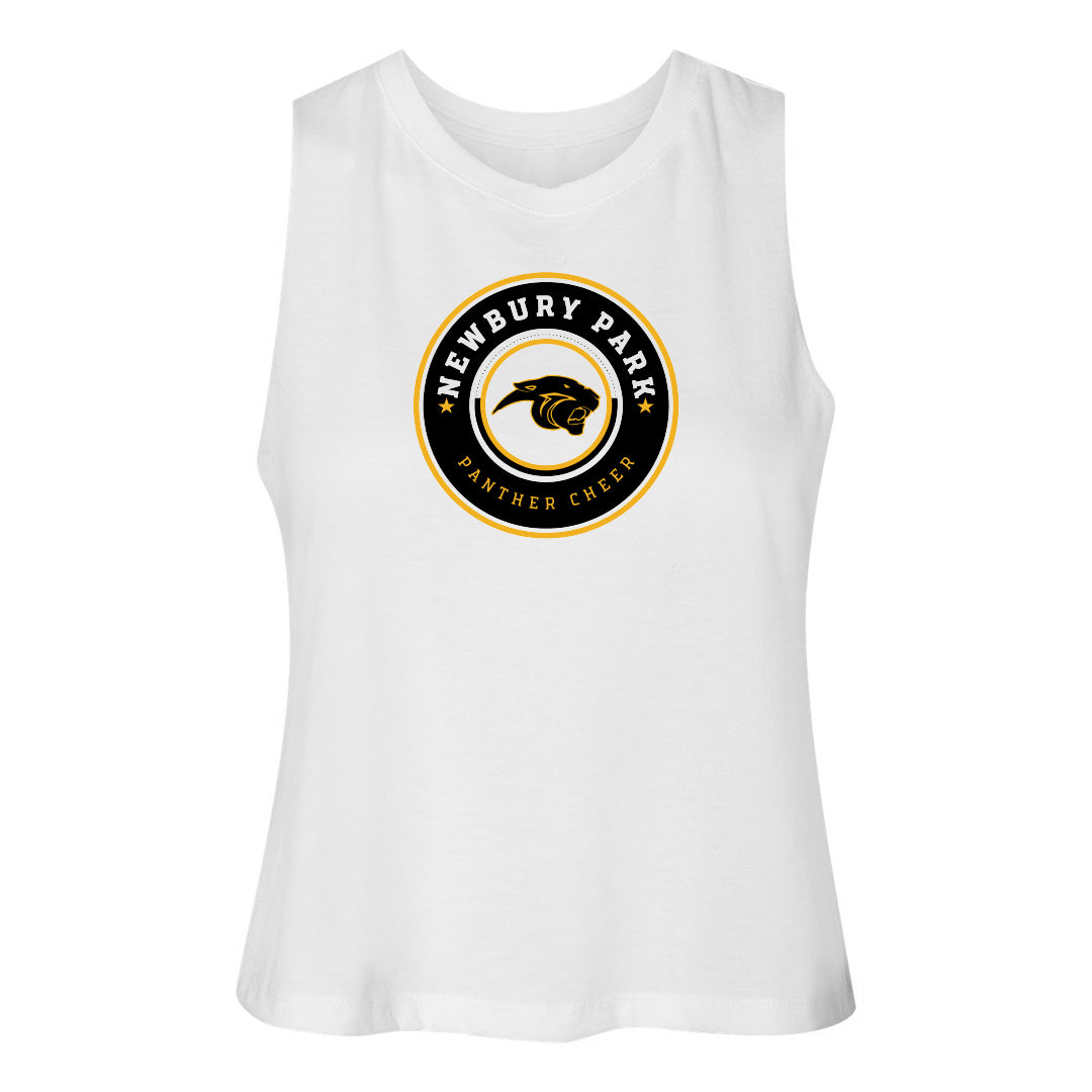 Women's Racerback Crop Tank - NPHS Cheer Circle 6682