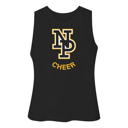 Women's Racerback Crop Tank - NP Cheer Main 6682