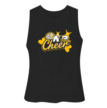 NP Cheer Hearts Women's Racerback Crop Tank 6682