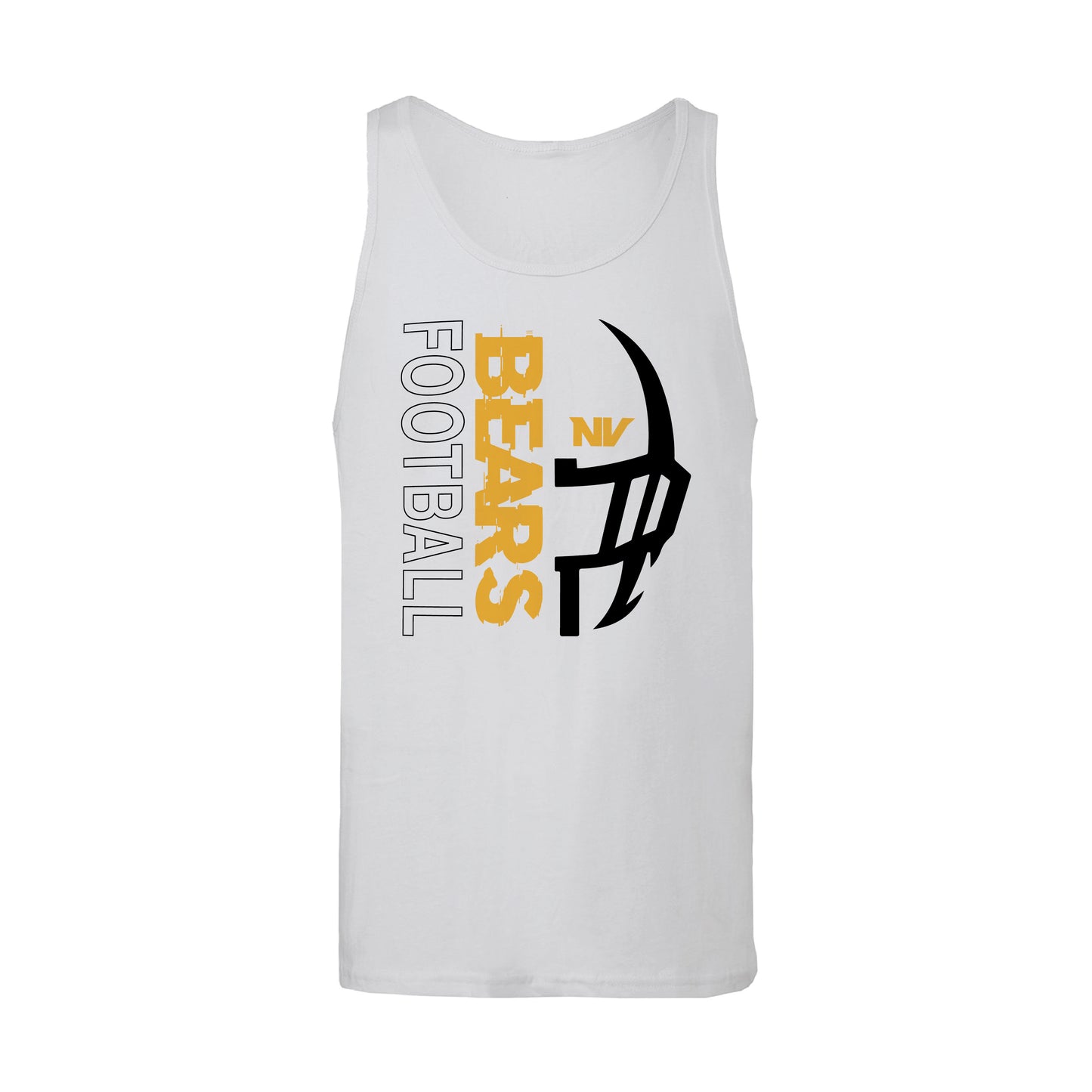 Tank Top Unisex Jersey Cotton - Bears Facemask