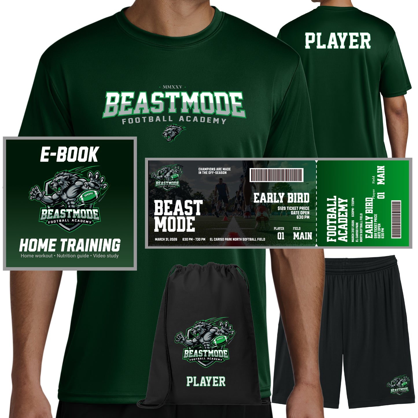 Beast Mode Football Academy Package