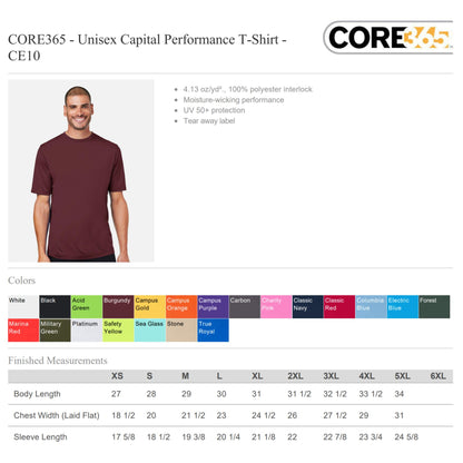 NP Vintage Logo Unisex Performance T-Shirt CE10