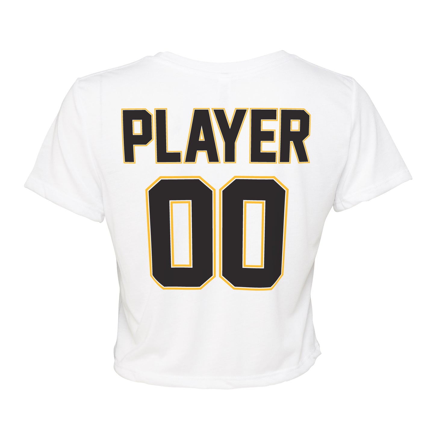 Ladies' Cropped T-Shirt Flowy Jersey  - Bears Gradient