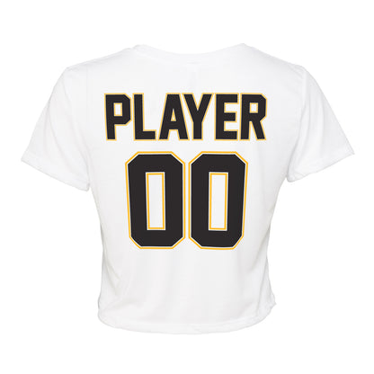 Ladies' Cropped T-Shirt Flowy Jersey  - Bears Gradient