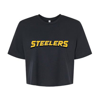 NP Steelers Arch Women's Crop Tee 6482