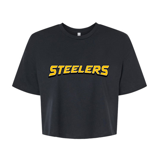 NP Steelers Arch Women's Crop Tee 6482