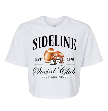 NP Sideline Social Club Women's Crop Tee 6482