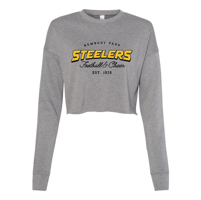 NP Football & Cheer Women's Crop Fleece Crewneck Sweatshirt 7503