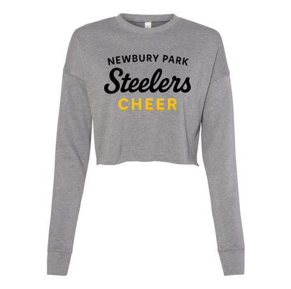 NP Cheer Women's Crop Fleece Crewneck Sweatshirt 7503