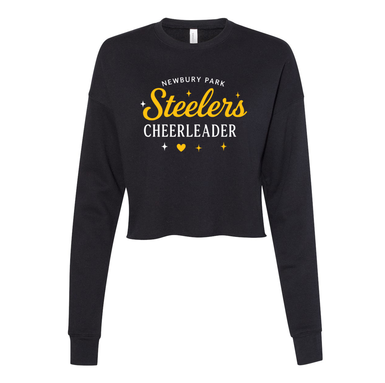 NP Cheerleader Women's Crop Fleece Crewneck Sweatshirt 7503