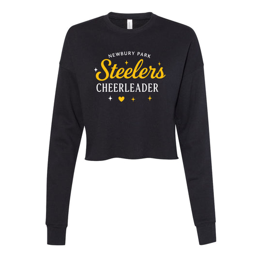 NP Cheerleader Women's Crop Fleece Crewneck Sweatshirt 7503