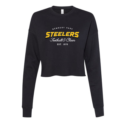 NP Football & Cheer Women's Crop Fleece Crewneck Sweatshirt 7503
