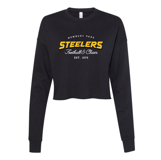 NP Football & Cheer Women's Crop Fleece Crewneck Sweatshirt 7503