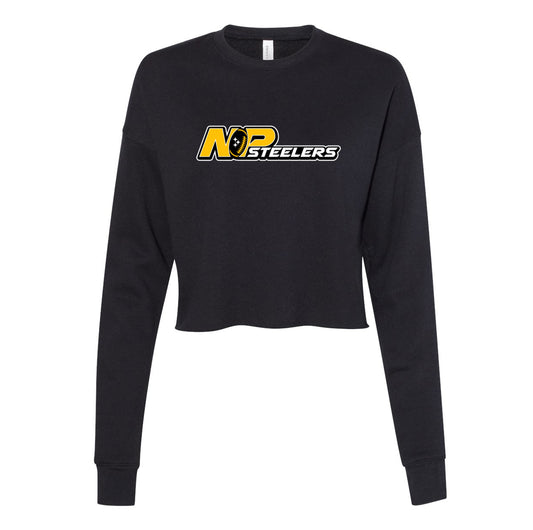 NP Stacked Women's Crop Fleece Crewneck Sweatshirt 7503