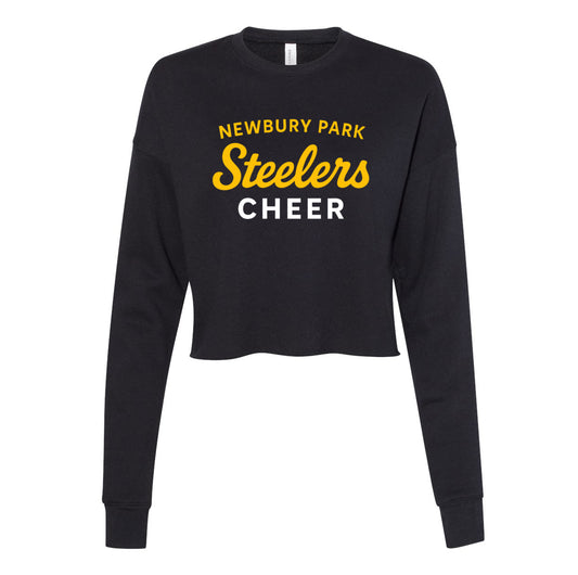 NP Cheer Women's Crop Fleece Crewneck Sweatshirt 7503