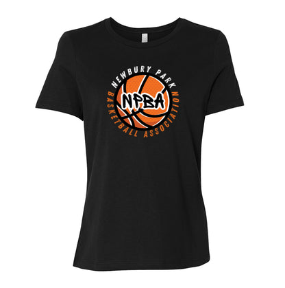 Women's Relaxed Jersey Tee 6400 - NPBA Logo