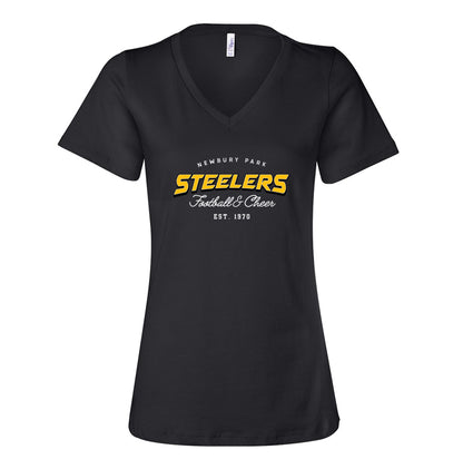 NP Football & Cheer Women's Relaxed V-Neck Tee 6405