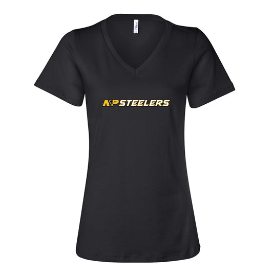 NP Steelers Line Women's Relaxed V-Neck Tee 6405