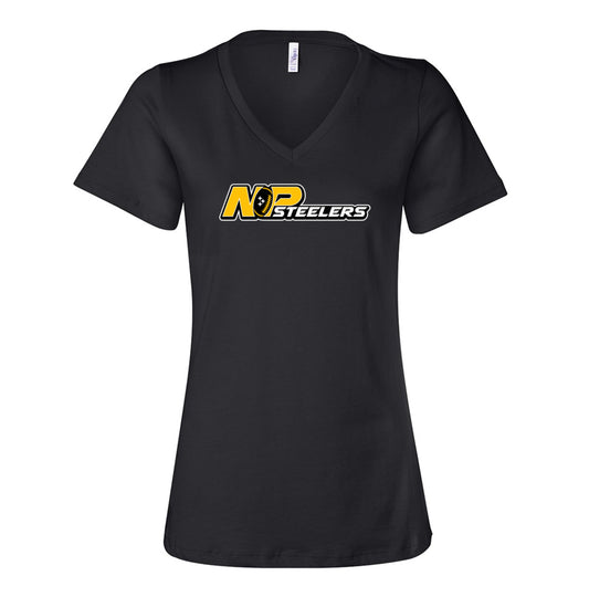 NP Stacked Women's Relaxed V-Neck Tee 6405
