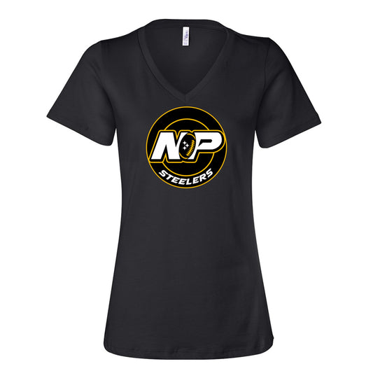 NP Circle Women's Relaxed V-Neck Tee 6405