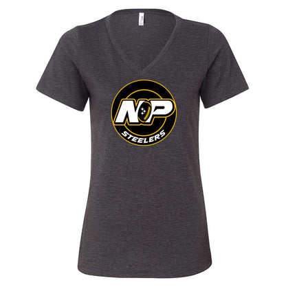 NP Circle Women's Relaxed V-Neck Tee 6405