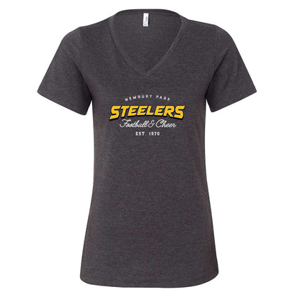 NP Football & Cheer Women's Relaxed V-Neck Tee 6405
