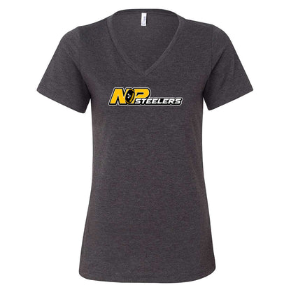 NP Stacked Women's Relaxed V-Neck Tee 6405