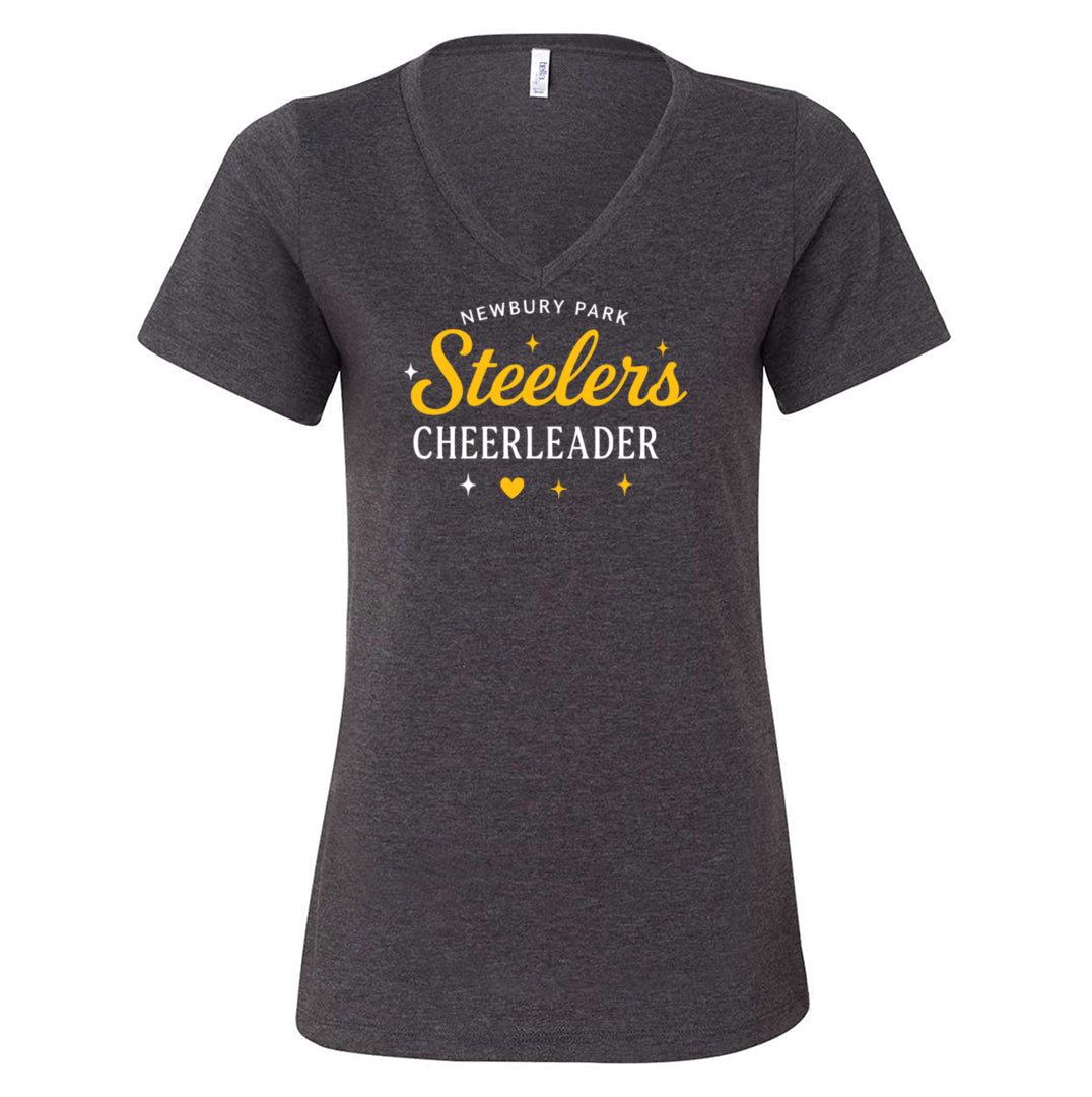 NP Cheerleader Women's Relaxed V-Neck Tee 6405