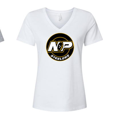 NP Circle Women's Relaxed V-Neck Tee 6405
