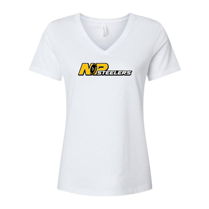 NP Stacked Women's Relaxed V-Neck Tee 6405
