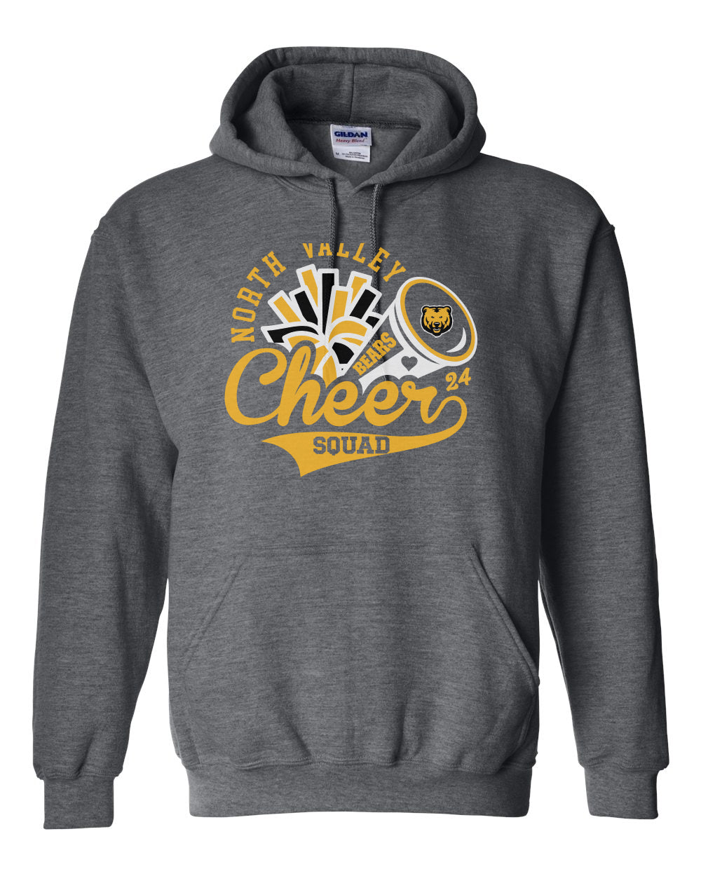 Gildan Heavy Blend Hooded Sweatshirt - Cheer Squad