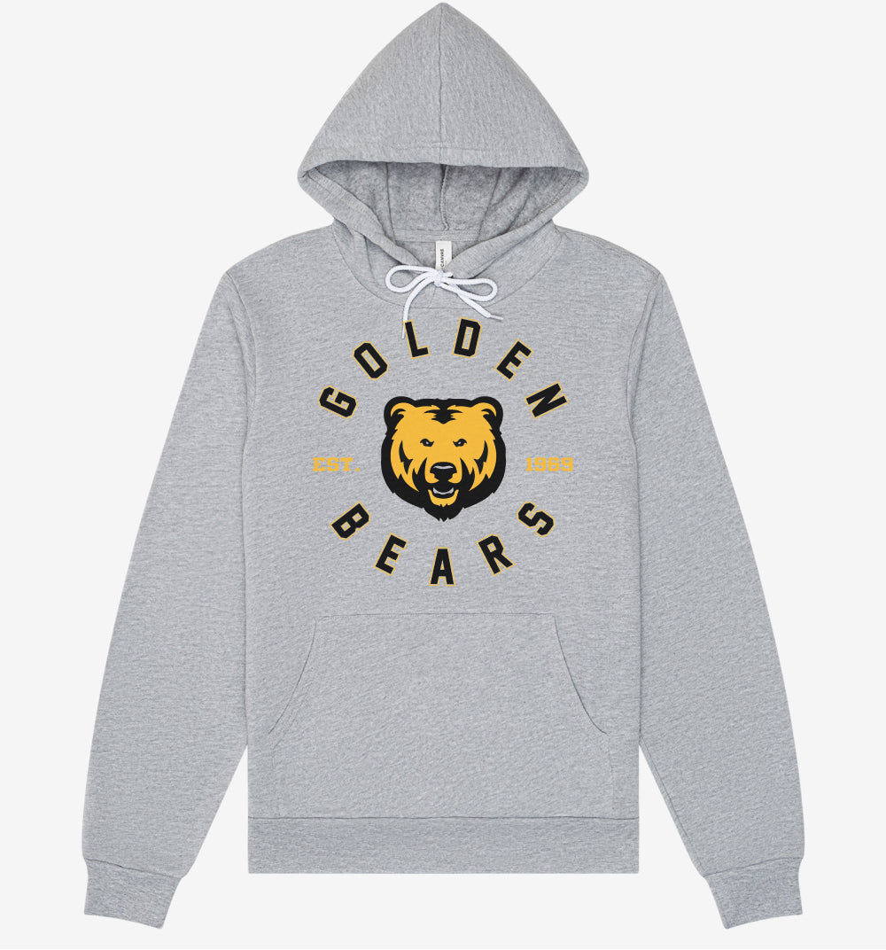 Bella+Canvas Sponge Fleece Hooded Sweatshirt - Circle