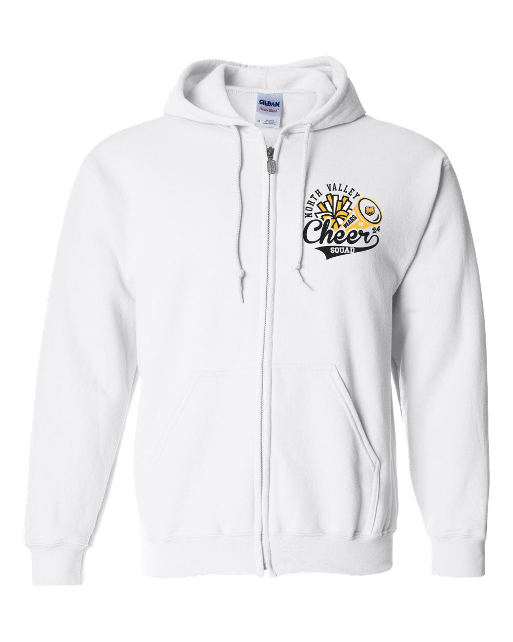 Gildan Heavy Blend Full-Zip Hooded Sweatshirt - Cheer Squad