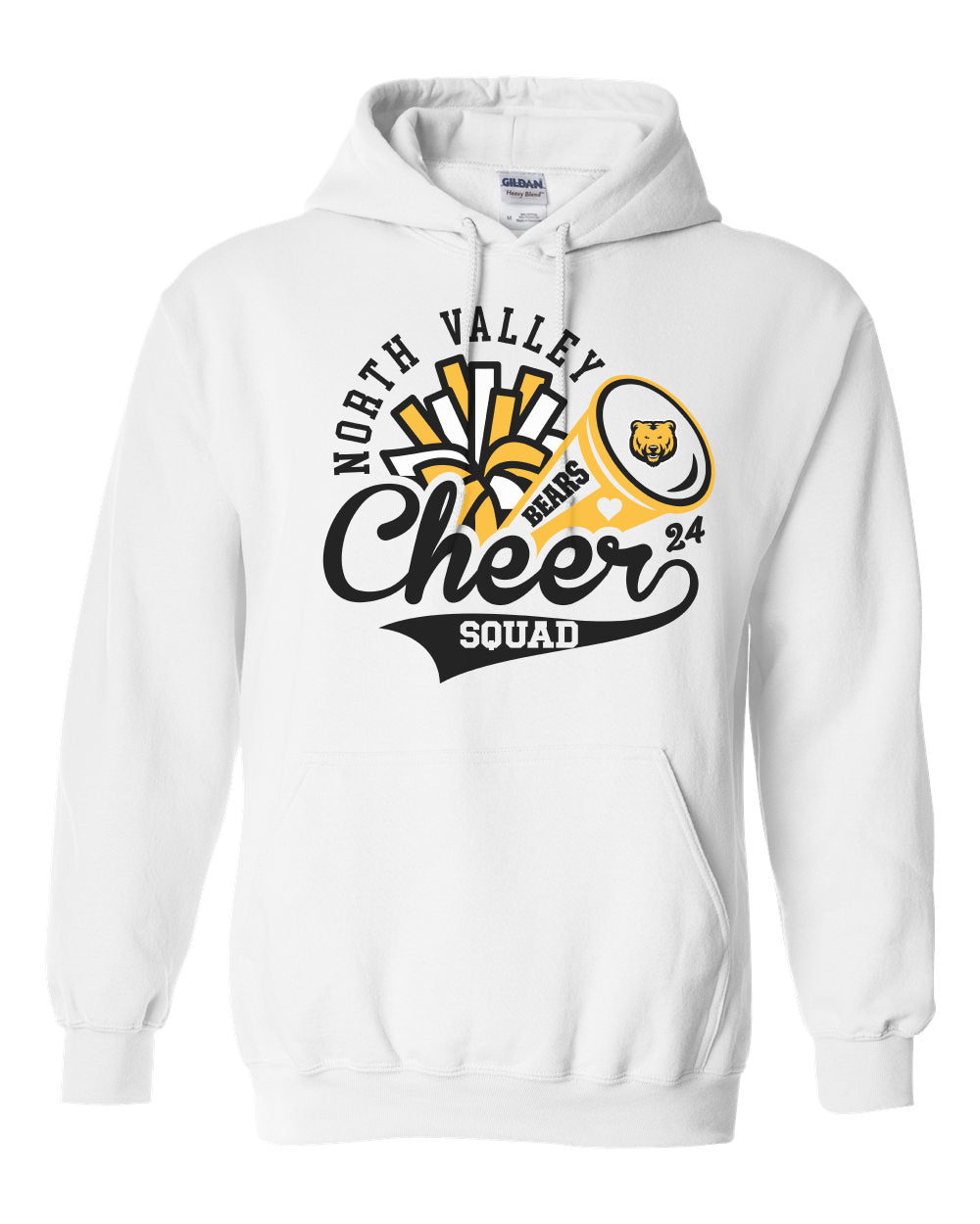Gildan Heavy Blend Hooded Sweatshirt - Cheer Squad