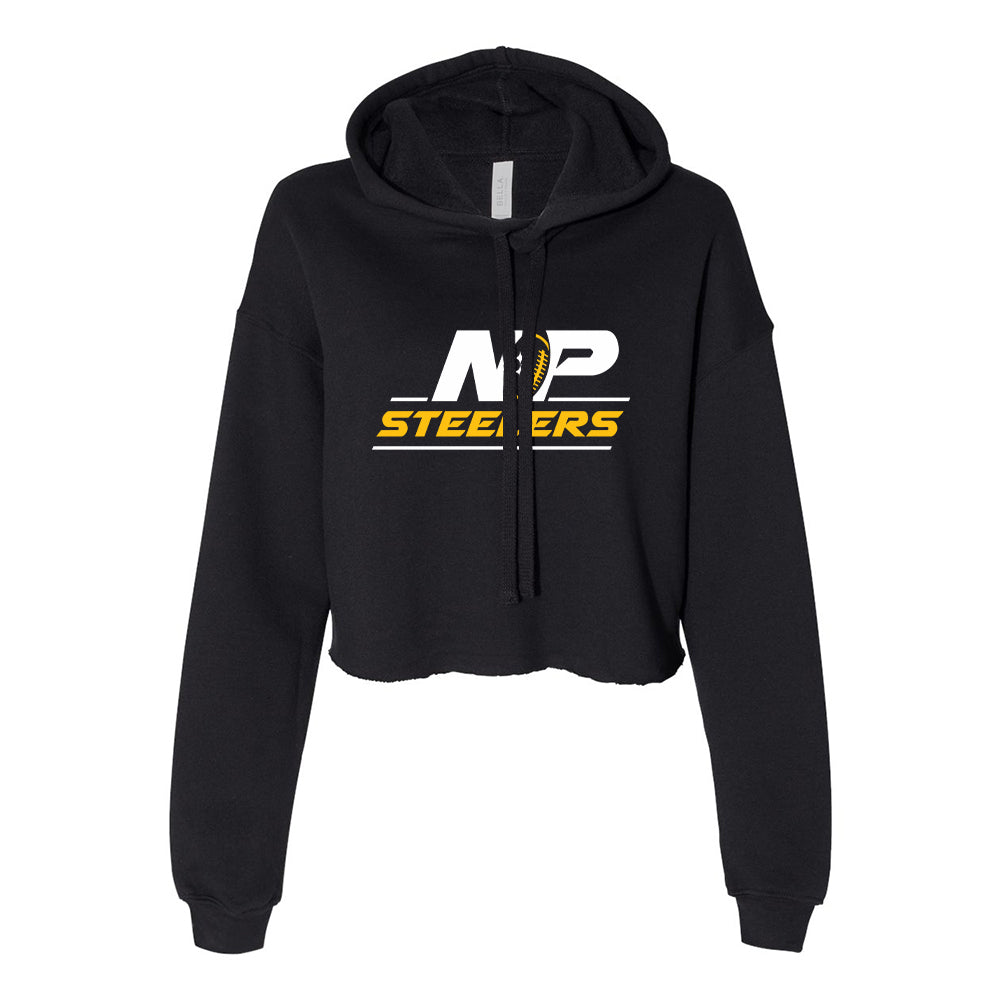 NP Vintage Logo Women's Crop Fleece Hoodie 7502