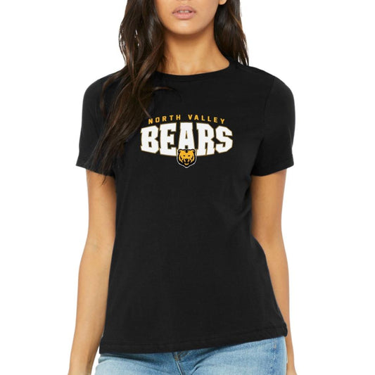 Ladies' T-Shirt Relaxed Jersey Cotton - Bears Bulge