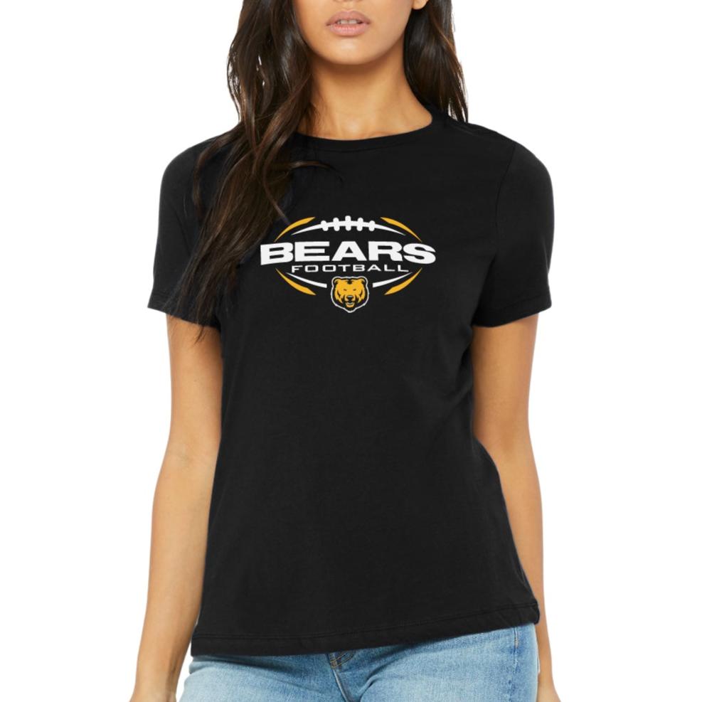 Ladies' T-Shirt Relaxed Jersey Cotton - Bears Football Sleek