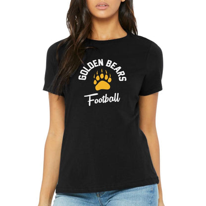 Ladies' T-Shirt Relaxed Jersey Cotton - Golden Paw