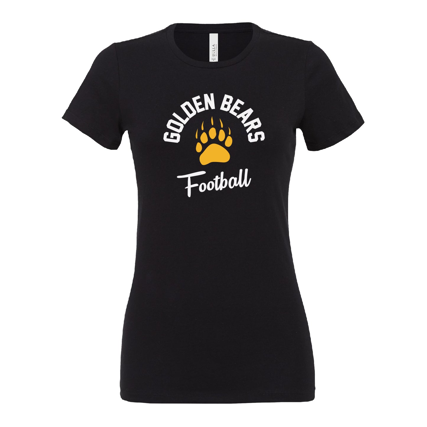 Ladies' T-Shirt Relaxed Jersey Cotton - Golden Paw