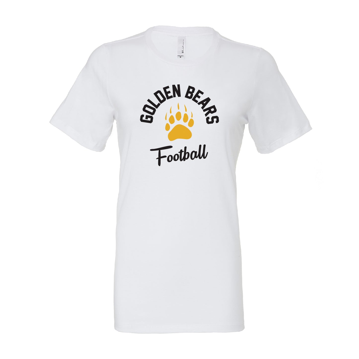 Ladies' T-Shirt Relaxed Jersey Cotton - Golden Paw