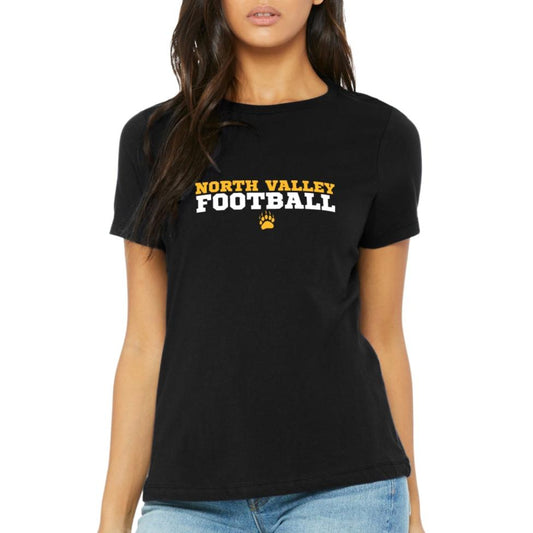 Ladies' T-Shirt Relaxed Jersey Cotton - North Valley Football