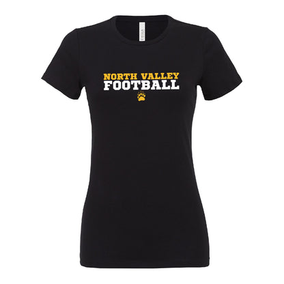 Ladies' T-Shirt Relaxed Jersey Cotton - North Valley Football